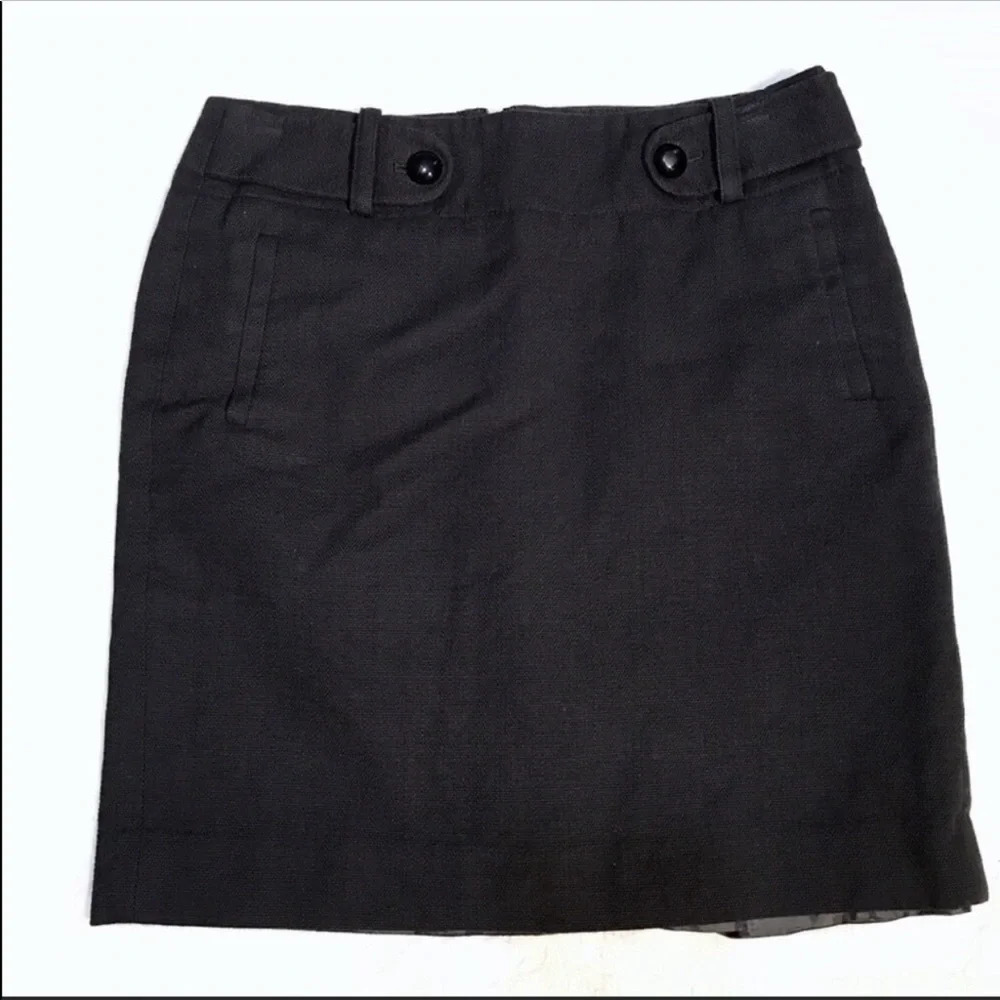 Banana Republic Petites Cotton Wool Pencil Skirt 4